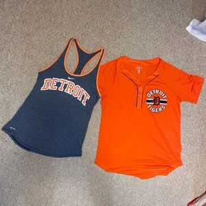 2 Detroit Tigers shirts Women!